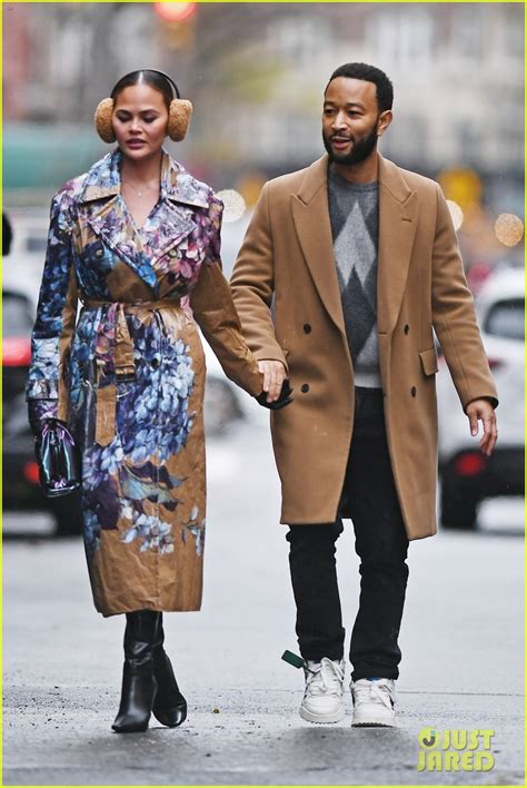 John Legend & Chrissy Teigen Enjoy NYC Ahead of His 45th Birthday