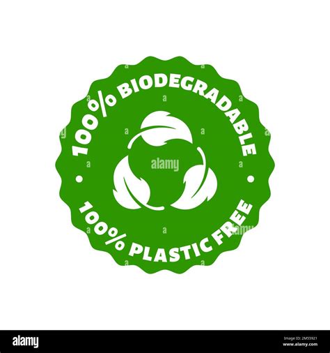 Recyclable Biodegradable Compostable Circle Green Inons Vector Eco Bio