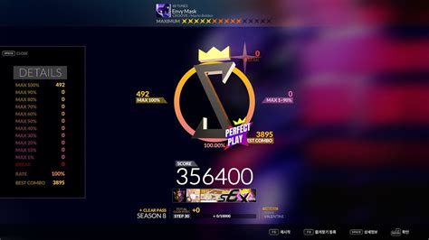 Djmax Respect V Envy Mask Croove Mario Bolden B Mx Perfect Play