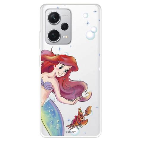 Funda Para Xiaomi Redmi Note 12 5g Oficial De Disney Ariel Y Sebastián