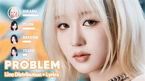 Kep1er PROBLEM Line Distribution Lyrics Karaoke PATREON REQUESTED