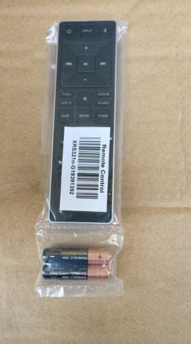 Vizio Xrs N G Replacement Sound Bar Remote Control Sb N G