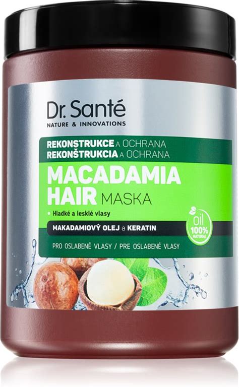 Dr Santé Macadamia mascarilla textura crema para cabello débil notino es