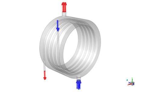 Helical Heat Exchanger Cfd Simulation Ansys Fluent Training Mr Cfd