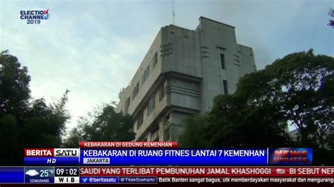 Kebakaran Melanda Lantai 7 Gedung Kemenhan RI YouTube