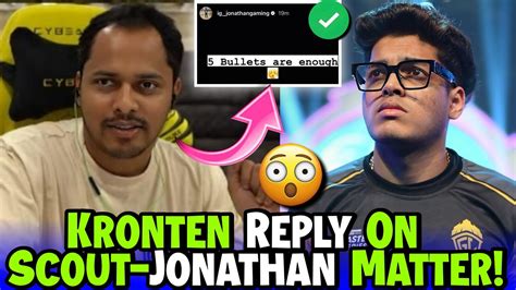 Kronten Reply On Jonathan Scout Insta Story Jonathan Target YouTube