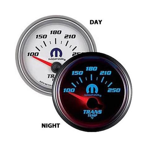 Transmission Temperature Gauge Short Sweep Electronic 2 116 White