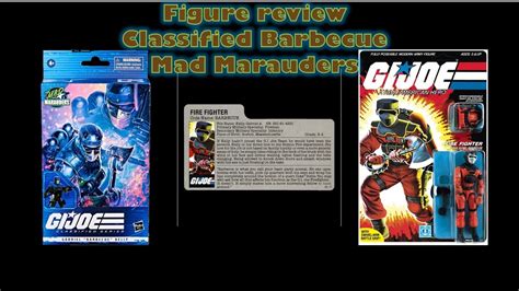 G I Joe Classified Barbecue Mad Marauders Review Youtube