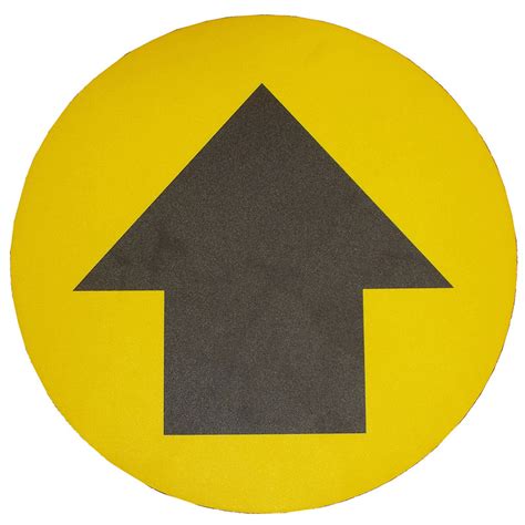 Exit With Arrow Graphic Floor Marker With FAST UK Delivery