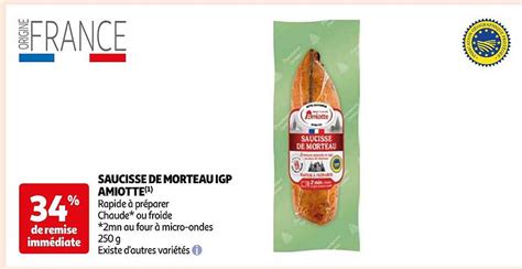 Promo Saucisse De Morteau Igp Amiotte Chez Bi1 ICatalogue Fr