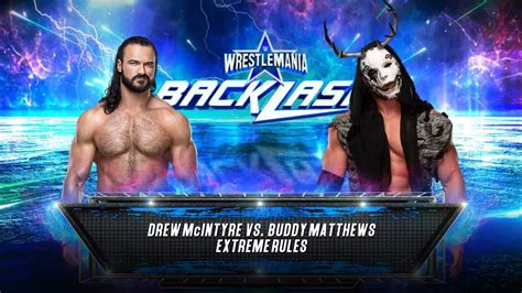 Wwe K Drew Mcintyre Vs Buddy Matthews Extreme Rules Youtube