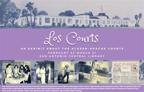 Los Courts An Exhibit About The Alazan Apache Courts