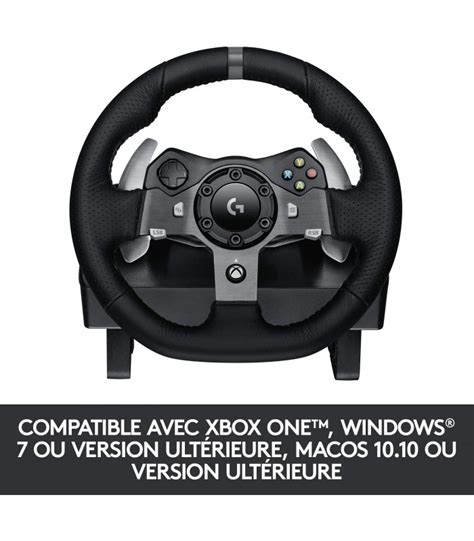 Logitech G920 Driving Force Volant de Course avec Pédales Xbox Series