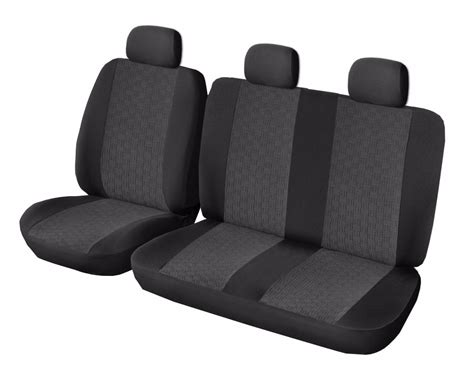 Fully Tailored Van Seat Covers For VW Volkswagen Transporter T4 Grey