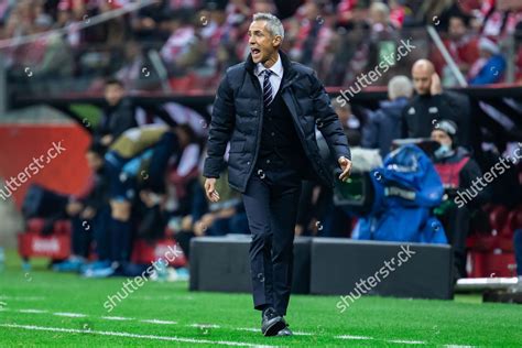 Paulo Sousa Coach Poland Seen Action Editorial Stock Photo Stock