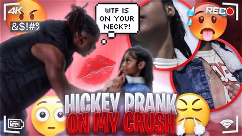 Hickey Prank On My Crush Hilarious Youtube