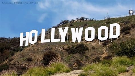 Hollywood Sign Generator We Believe This Is The Best One 1920 X 1080