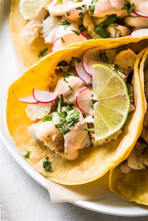 Tilapia Fish Tacos - Isabel Eats