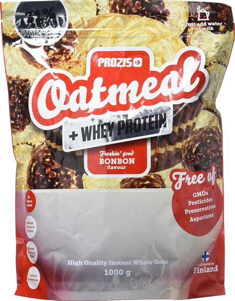 Prozis Oatmeal With Whey Protein G Farina D Avena Cereali Ricchi