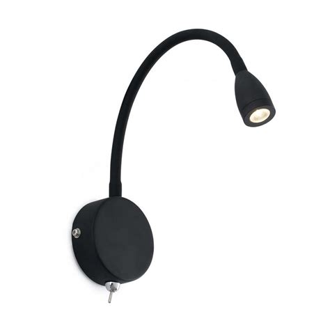 Applique Noire Liseuse Flexible LED Lampe Avenue