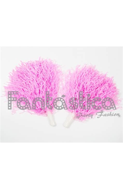 Cheerleader Pink Pom Poms 1 Pair