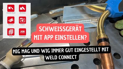 Mig Mag Und Wig Schweissger T Mit App Auf Dem Smartphone Einstellen So