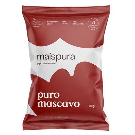 Pipoca Artesanal Mais Pura Puro Mascavo G