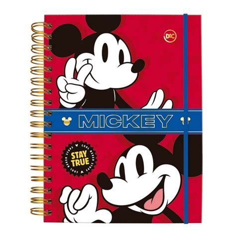 Caderno Smart Universitário Dac Mickey Folhas Tira E Põe 10