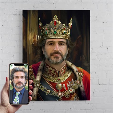 Portrait of the King | Custom Royal Portrait | Turn Me Royal