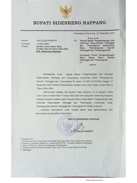 Usulan Lokus Calon Desa Cerdas Pdf