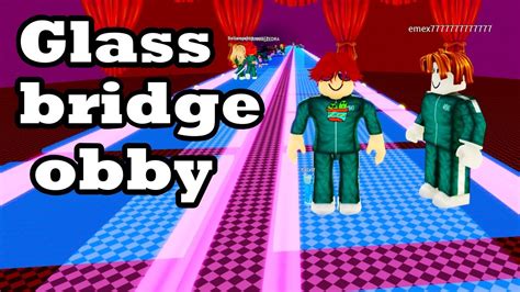 Roblox Impossible Glass Bridge Obby Youtube