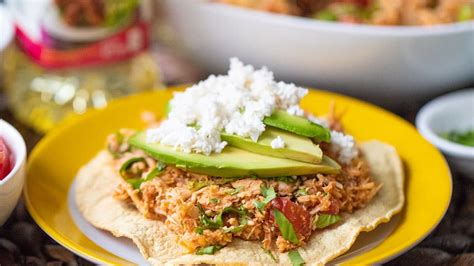 Tostadas De Pollo Sabrosano Aceite De Cocina Recetas Y Más