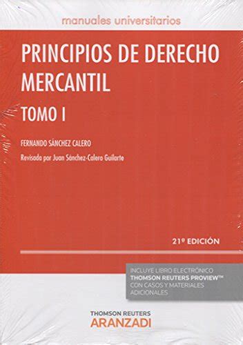 Principios De Derecho Mercantil Tomo I Papel E Book Manuales By