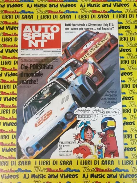 RIVISTA AUTO SPRINT Settimanale Anno XVIII N12 21 29 Marzo 1978 K