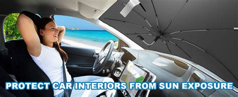 Car Windshield Sun Shade Umbrella Pemotech Layers Nano Coating