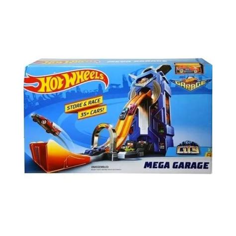 Pista Hot Wheels Mega Garagem City Mattel Pistas Magazine Luiza