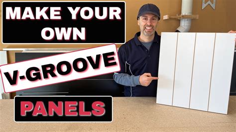 How To Make Your Own V Groove Panels V Groove Doors Diy Panel Doors