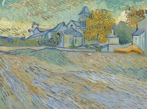 Vincent Van Gogh View Of The Asylum And Chapel Saint Paul De Mausole