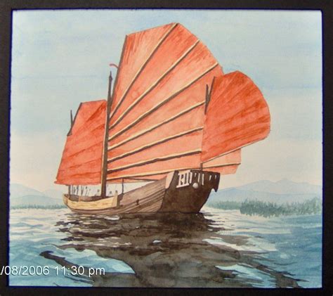 Chinese Junk Drawing