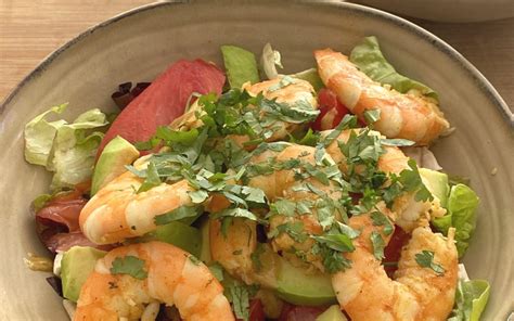 Salade Crevettes Marines Rachel Cuisine