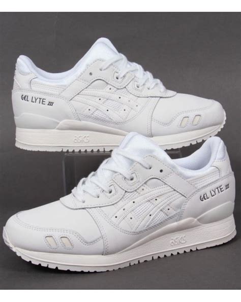 Asics Gel Lyte Iii Trainers White White 3 Shoes Sneakers Runners