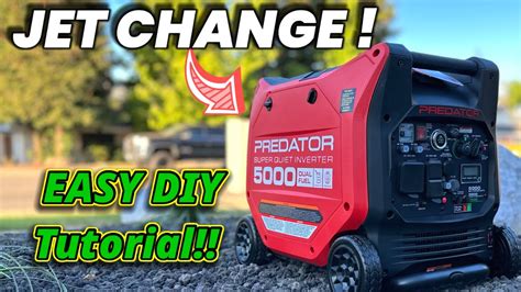 Predator Inverter Generator Jetting Change Easy Diy And Do You