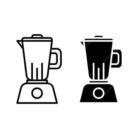 Blender Icon Vector Flat Design Blender Icon Blender Line Icon Line