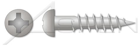 Wood Screws 10 X 34 Round Head Phillips Drive Aluminum Sc551