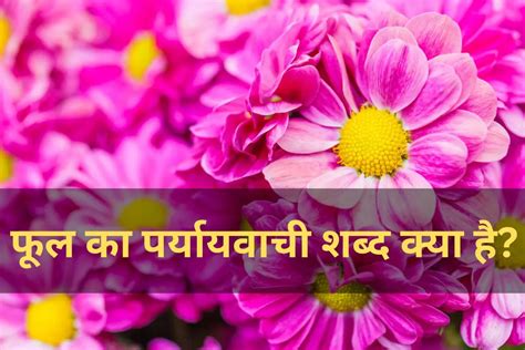 Phool Ka Paryayvachi Shabd