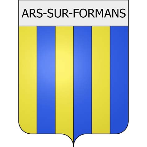 Ars Sur Formans Ville Stickers Blason Autocollant Adh Sif