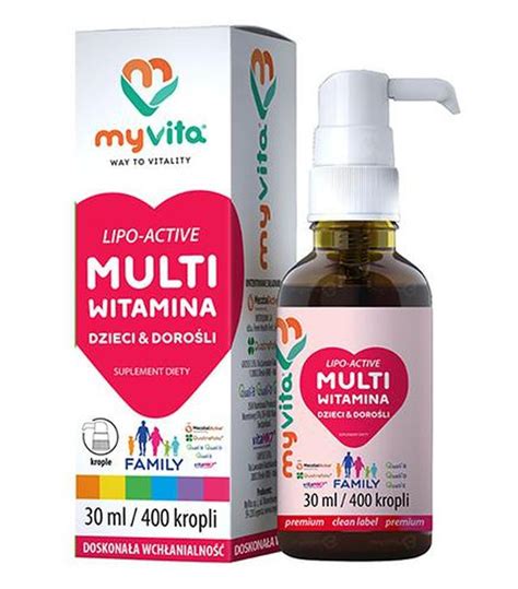 Myvita Multiwitamina Elki Naturalne Dla Dzieci I Doros Ych Szt