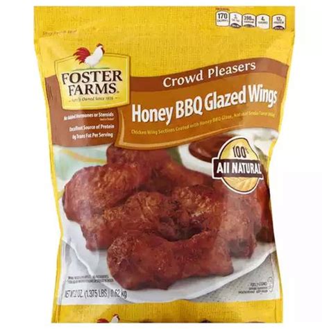 Foster Farms Honey Bbq Glazed Chicken Wings