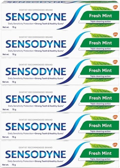 Amazon Sensodyne Fresh Mint Sensitive Toothpaste Cavity