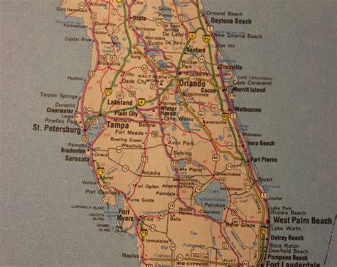 Map Digital Download Florida Peninsula - Etsy